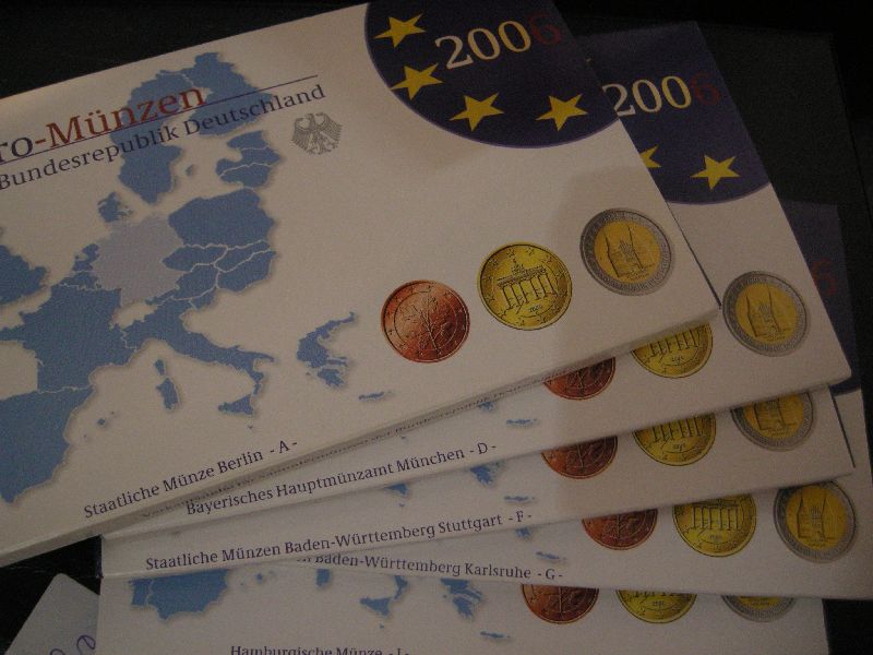(afbeelding voor) Proofset Duitsland 2006 A-D-F-G-J compleet